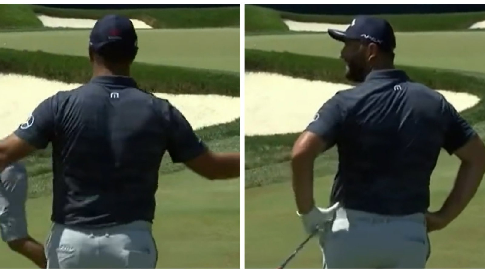 WATCH: Unamused Jon Rahm stares down fan at BMW Championship: "Walk away!"